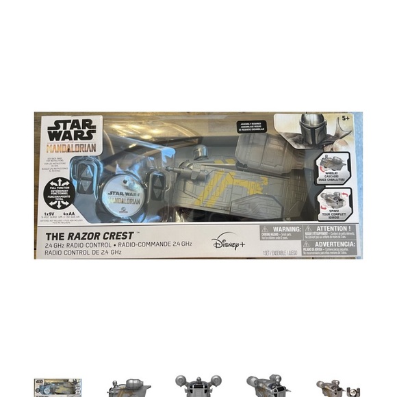 Disney Toys Star Wars The Mandalorian The Razor Crest Remote Radio